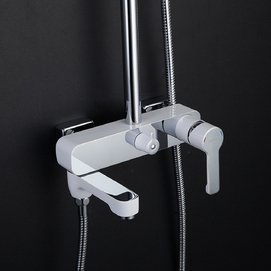 Фото Душевая стойка Gappo G03 G2403-8 хром/белый