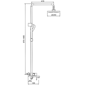 Фото Душевая стойка Gappo G03 G2403-8 хром/белый