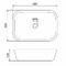Фото Раковина накладная Gappo GT 45.5x32x13.5 см GT402 белый 1