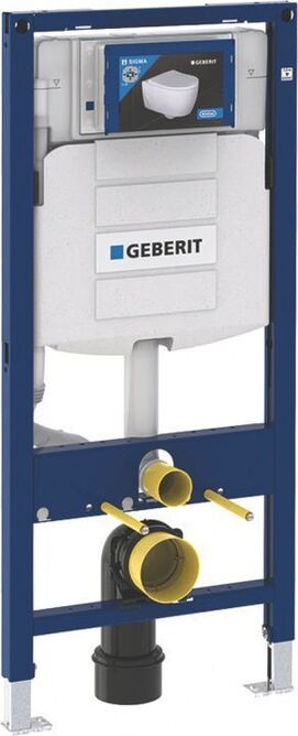 Инсталляция для подвесного унитаза Geberit Duofix 112 см 111.950.00.6 со смывным бачком скрытого монтажа Sigma 12 см