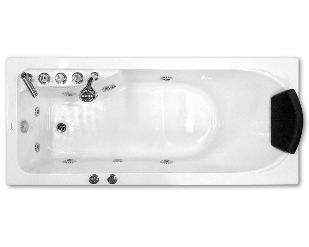 Ванна акриловая Gemy 172x77 G9006-1,7 B L белая, размер 172x77, цвет белый - фото 2