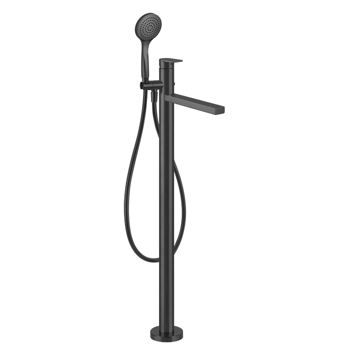 Напольный смеситель для ванны Gessi Emporio Via Manzoni 24982#299 цвет: Black XL