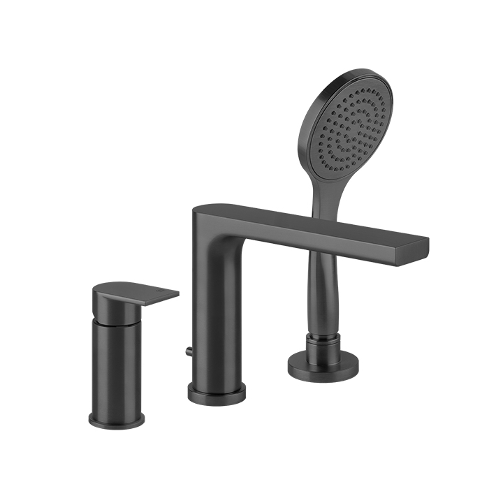 Смеситель на борт ванны Gessi Emporio Via Manzoni 38634#299 цвет: Black XL