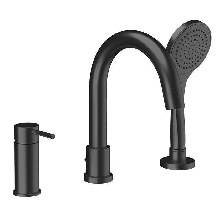 Смеситель на борт ванны Gessi Emporio Via Tortona 18637#299 цвет: Black XL