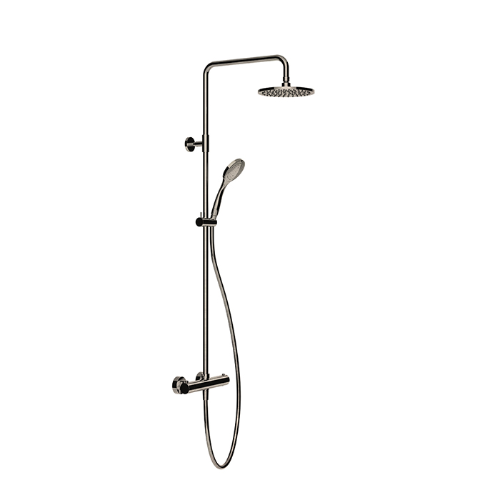 Душевая стойка Gessi Emporio Shower 35181149 с термостатом без излива цвет Finox Brushed Nickel 148897₽