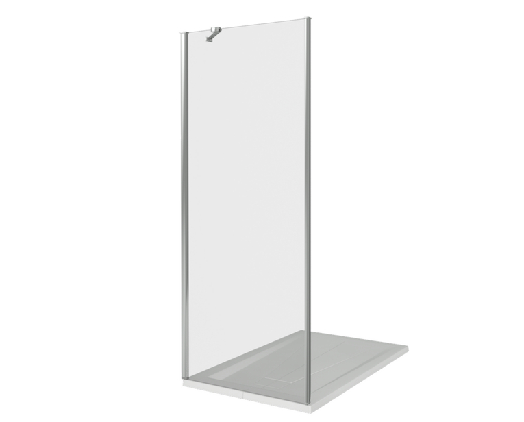 Боковая стенка Good Door Mokka SP-80-C-WE стекло прозрачное профиль хром 10524₽