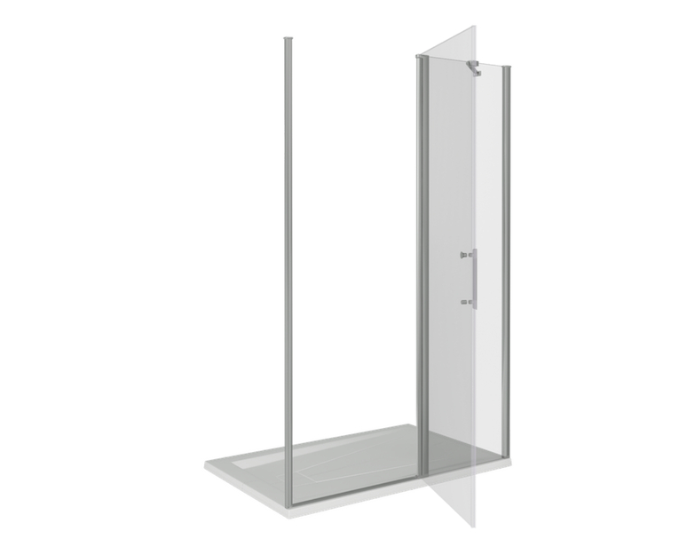 Душевая дверь Good Door Mokka WTW-110-C-WE, цвет хром - фото 2