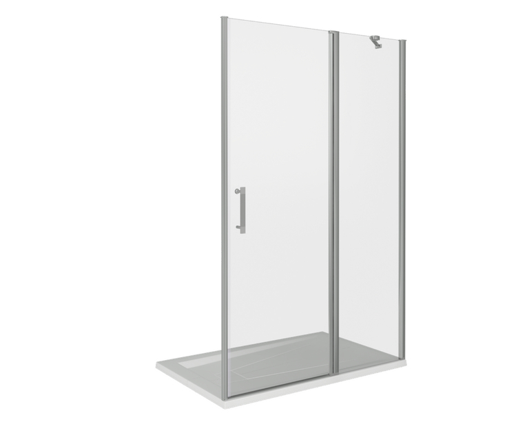 Душевая дверь Good Door Mokka WTW-140-C-WE, цвет хром