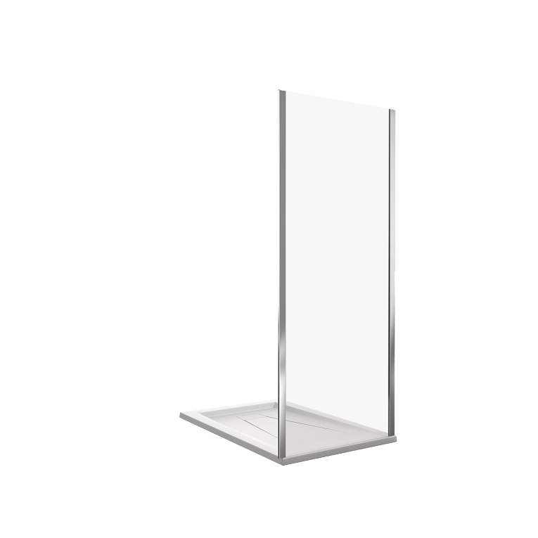 Боковая стенка Good Door  Neo SP-100-C-CH стекло прозрачное, профиль хром