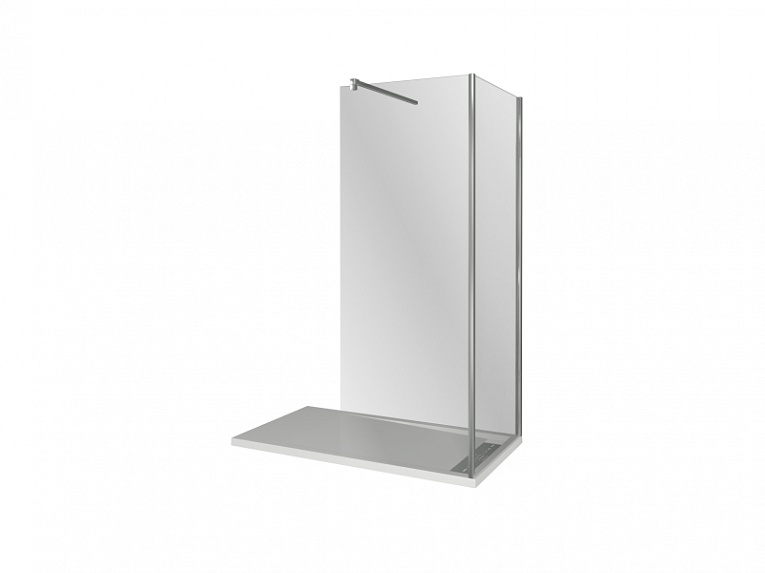 Душевая перегородка Good Door Walk In SPP-100-C-CH стекло прозрачное профиль хром 9002₽