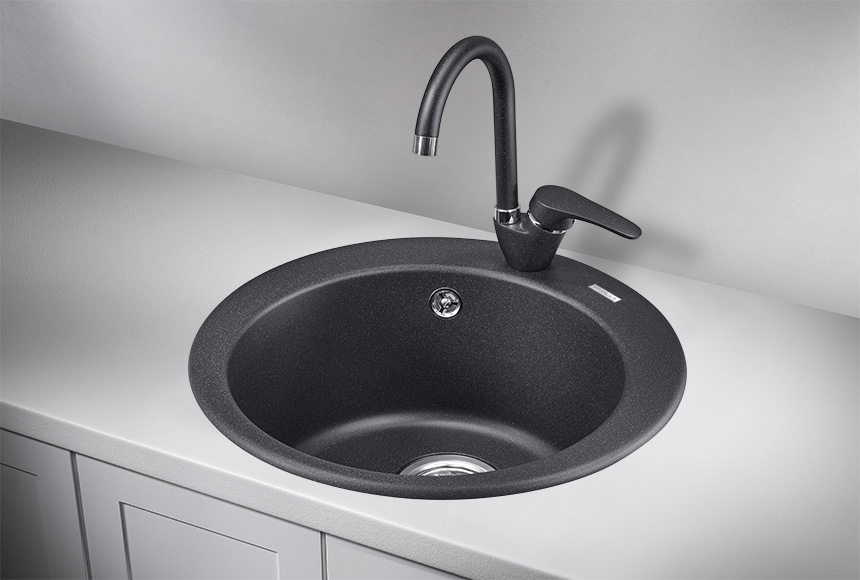 Кухонная мойка Granula 4801, Чёрный, цвет черный 4801, Черный - фото 2