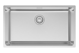 Кухонная мойка Granula 76x44 7604, СТАЛЬ САТИН
