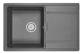 Кухонная мойка Granula 78 см 7804, ГРАФИТ