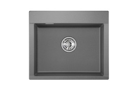 Кухонная мойка Granula Estetica 58 см 5804, ГРАФИТ