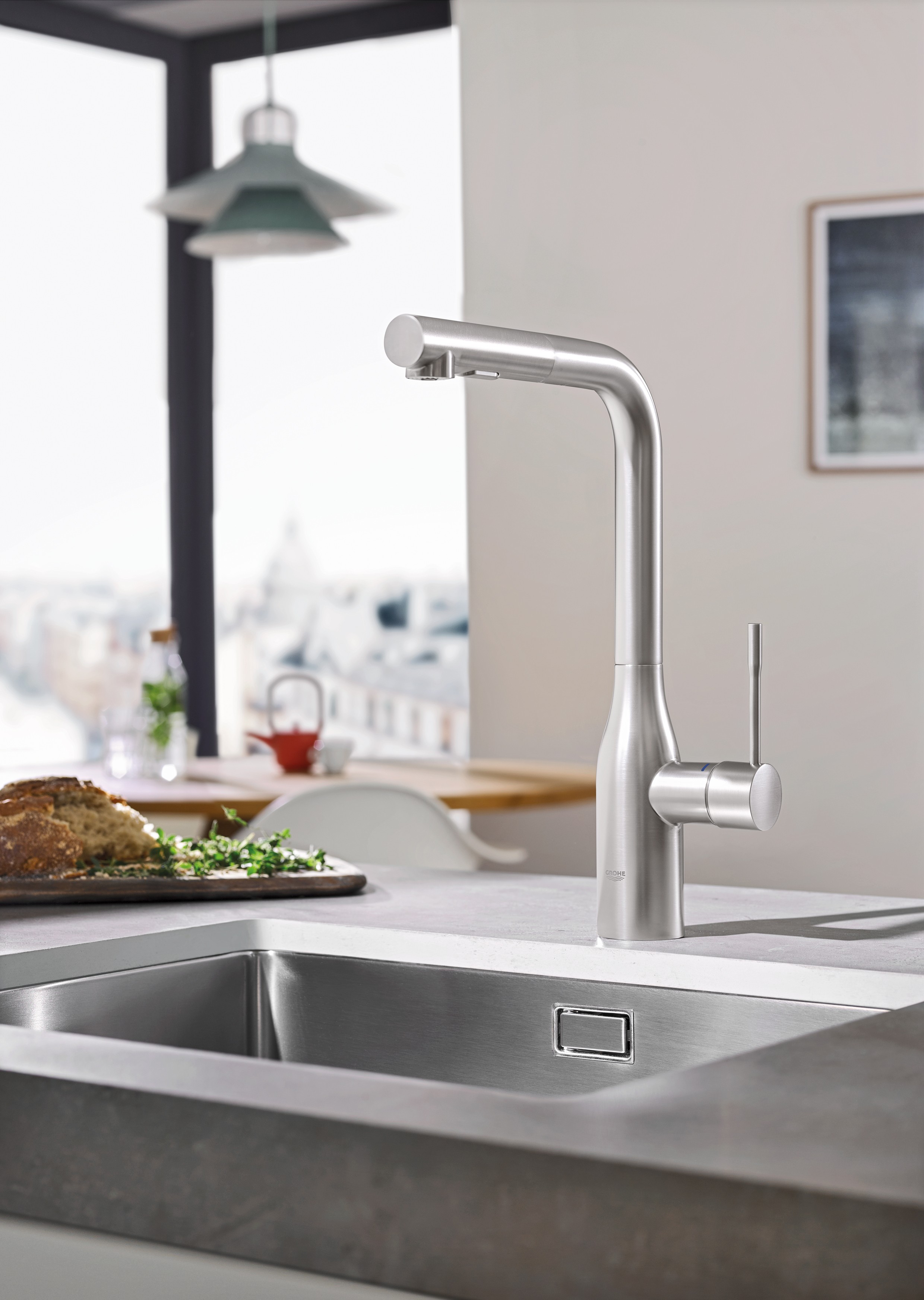 Смеситель для кухни Grohe Essence 30270DC0 матовый хром - фото 2