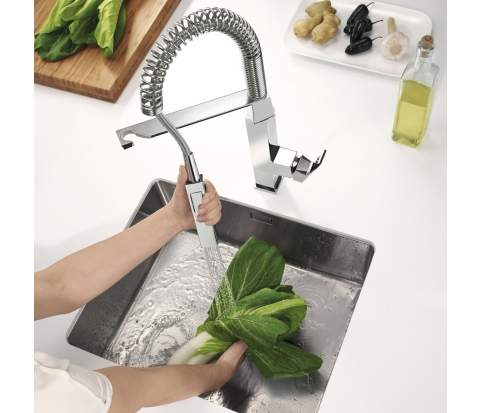 Смеситель для кухни Grohe 31395000, цвет хром - фото 2