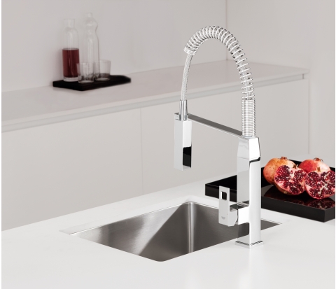 Смеситель для кухни Grohe 31395000, цвет хром - фото 3