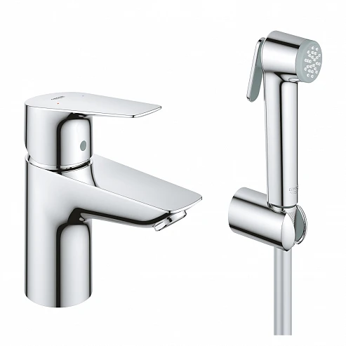 Гигиенический душ со смесителем для раковины Grohe BauEdge 23757001 хром