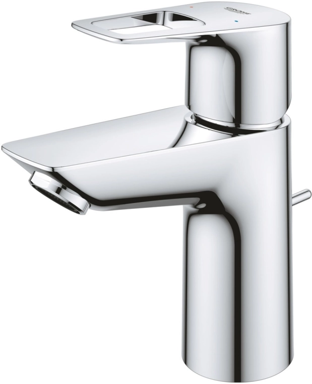 Смеситель для раковины Grohe BauLoop 23335001 хром, с донным клапаном - фото 3