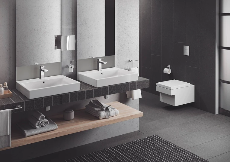 Раковина накладная Grohe Cube Ceramic 60 см 3947700H белая, цвет белый - фото 3