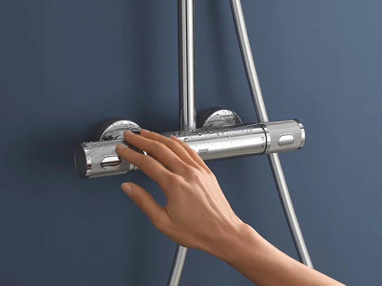 Душевая стойка Grohe Euphoria 27296003 хром, со смесителем и термостатом - фото 5