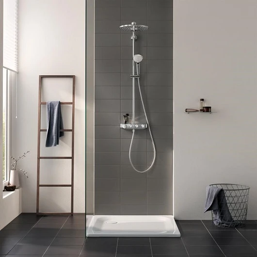 Душевая стойка Grohe Euphoria SmartControl 26507000 хром, со смесителем и термостатом - фото 7