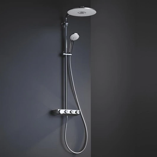 Душевая стойка Grohe Euphoria SmartControl 26507LS0 хром, со смесителем и термостатом - фото 3