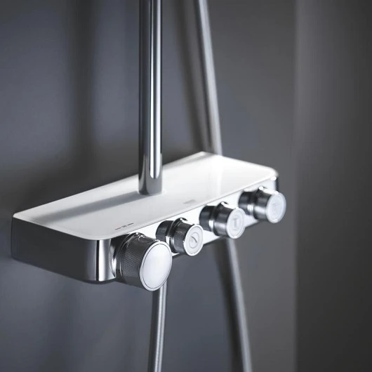 Душевая стойка Grohe Euphoria SmartControl 26507LS0 хром, со смесителем и термостатом - фото 5