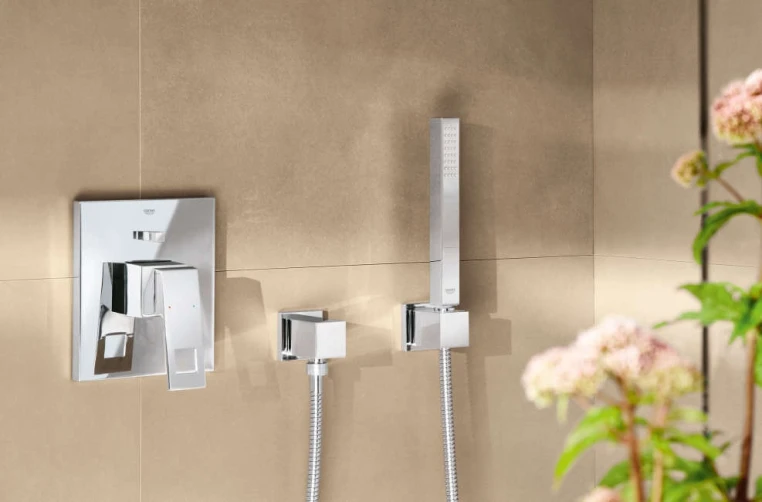 Встраиваемый смеситель для душа Grohe Eurocube 24062000 хром, без скрытой части - фото 2