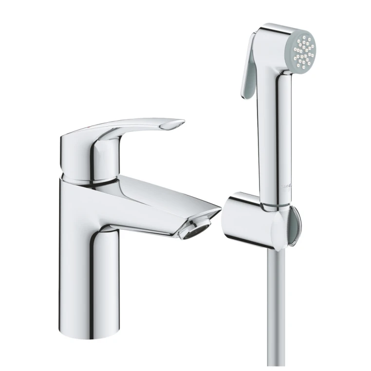 Гигиенический душ со смесителем для раковины Grohe Eurosmart 23124003 хром - фото 1