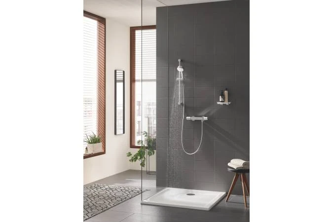 Смеситель для душа Grohe Grohtherm 1000 Performance Pro 34827000 хром, с термостатом - фото 3