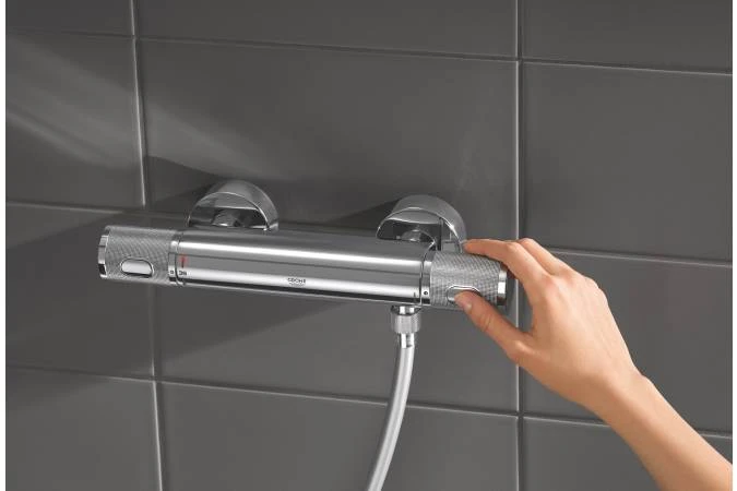 Смеситель для душа Grohe Grohtherm 1000 Performance Pro 34827000 хром, с термостатом - фото 4