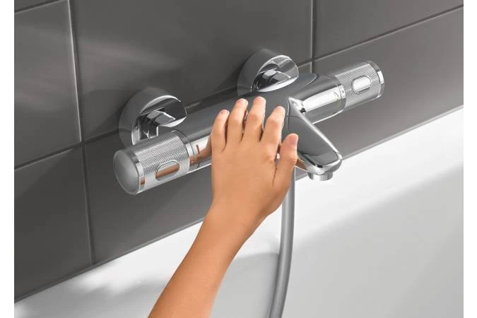 Смеситель для ванны Grohe Grohtherm 1000 Performance Pro 34830000 хром, с термостатом - фото 3