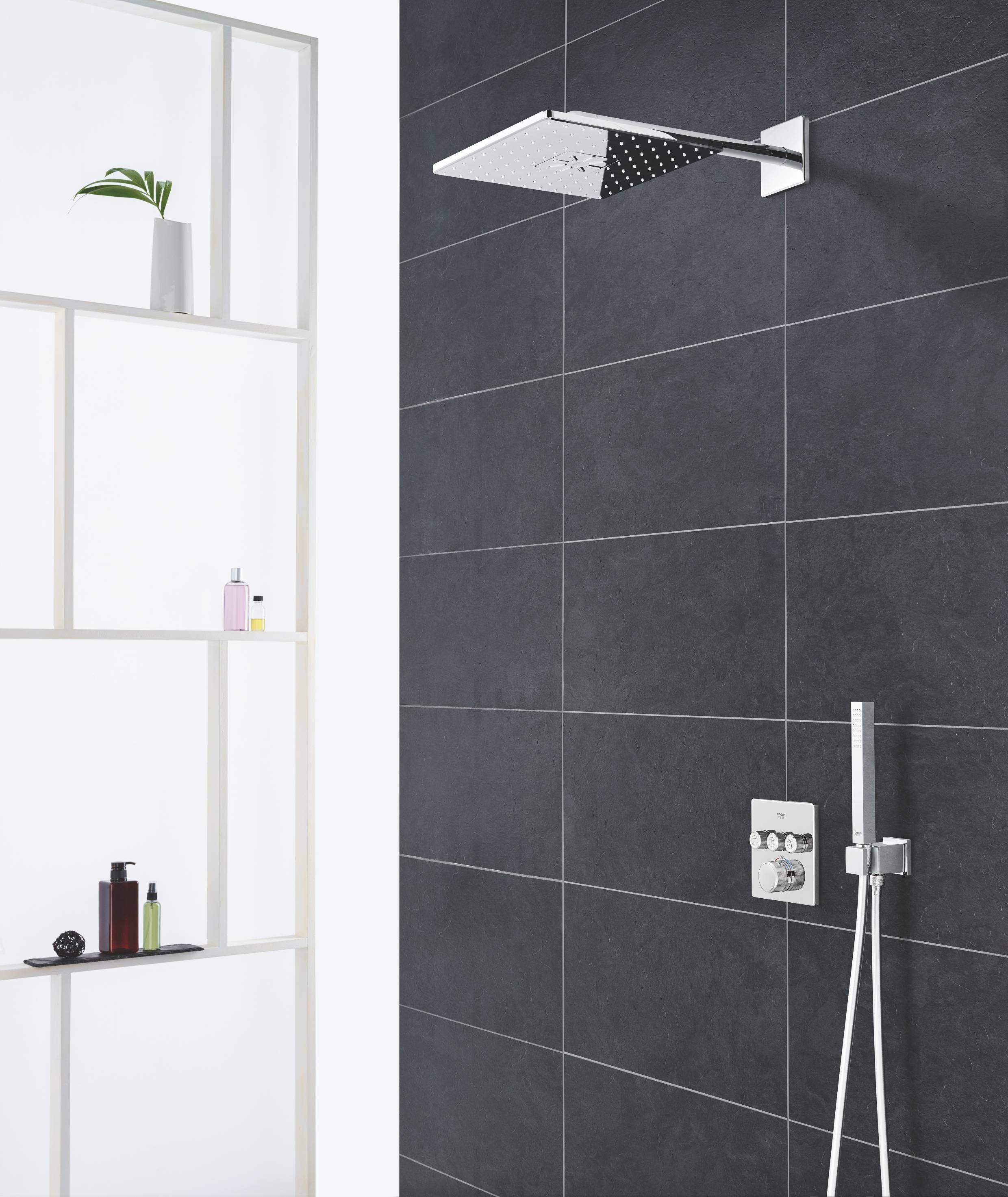 Смеситель для ванны и душа Grohe Grohtherm SmartControl 29126000, цвет хром - фото 6