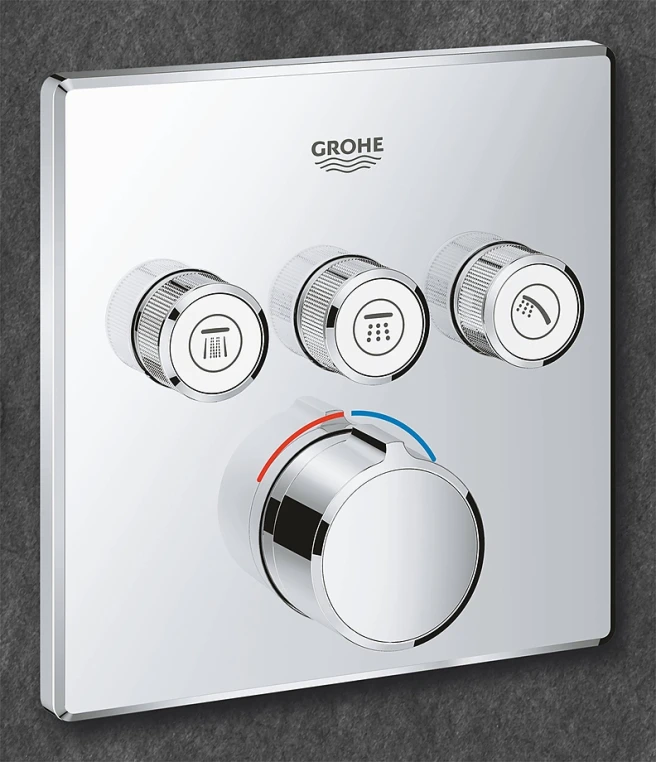 Встраиваемый смеситель для душа Grohe Grohtherm SmartControl 29149000 хром, без скрытой части - фото 2