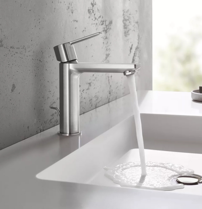 Смеситель для раковины Grohe Lineare XS-Size 23791001, цвет хром - фото 3