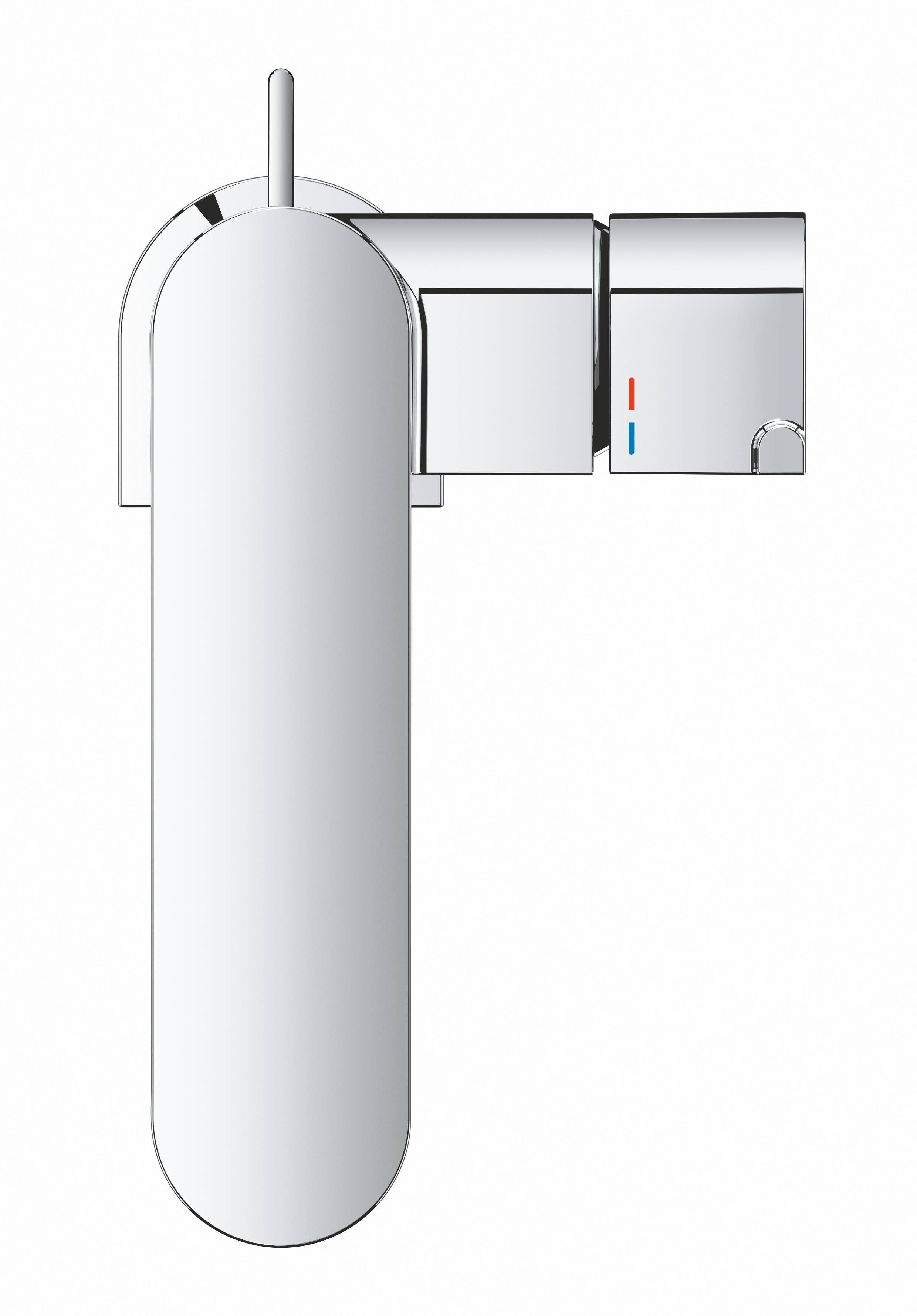 Смеситель для раковины Grohe Plus 23871003, цвет хром - фото 3