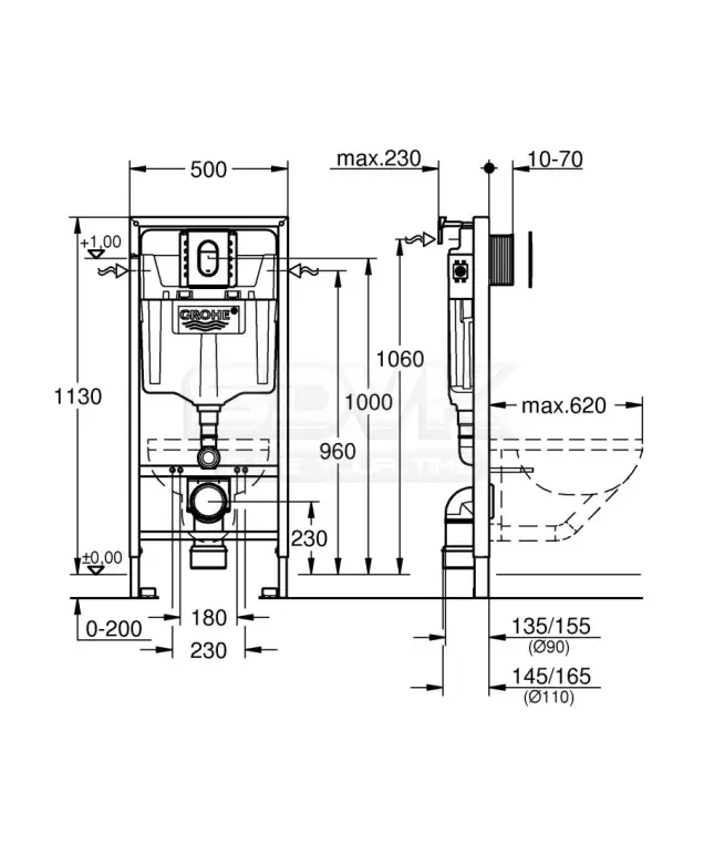Инсталляция для унитаза grohe solido 38811kf0. Инсталляция для унитаза grohe solido 38811kf0