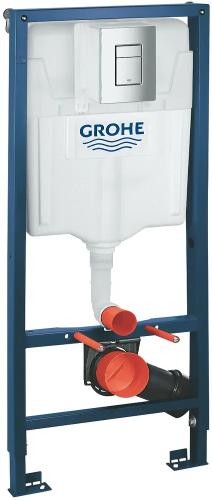 Инсталляция с кнопкой Grohe Solido 38811000 для унитаза 3 в 1 кнопка хром 24050₽