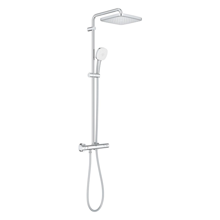 Душевая стойка Grohe Tempesta 26689001 хром, со смесителем и термостатом - фото 2