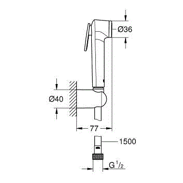 Гарнитур Grohe Tempesta-F 26353000, цвет хром - фото 2