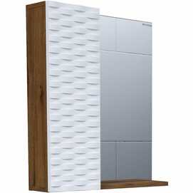 Зеркало со шкафчиком Grossman Альба 65 см, левый веллингтон, белый