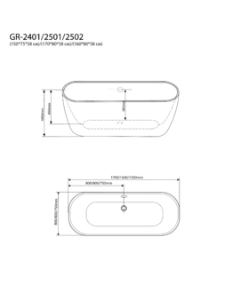    Grossman Classic 170x80 GR-2501M  