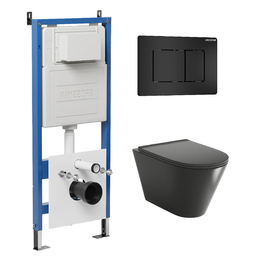 Комплект Унитаз подвесной с инсталляцией Grossman Classic 97.4477BMSQ.04.21M