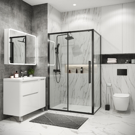 Душевой уголок Grossman Cosmo 120x100 120.K33.02.1210.42.00 стекло прозрачное, профиль графит сатин