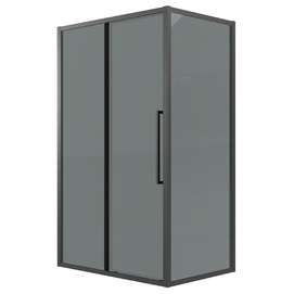 Душевой уголок Grossman Cosmo 120x80 120.K33.02.1280.21.10 без поддона, стекло тонированное, профиль черный матовый