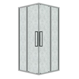 Душевой уголок Grossman Cosmo 90x90 300.K33.02.9090.10.02 без поддона, стекло шиншилла, профиль хром