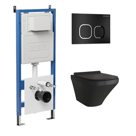 Комплект Унитаз подвесной с инсталляцией Grossman Cosmo 97.4440BMS.02.210