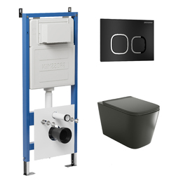 Комплект Унитаз подвесной с инсталляцией Grossman Cosmo 97.4441BMS.02.210