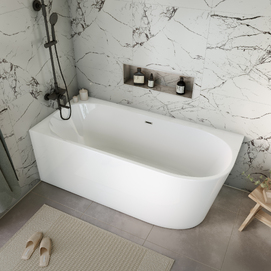 Акриловая ванна Grossman Cristal 170x75 GR-2204L белая